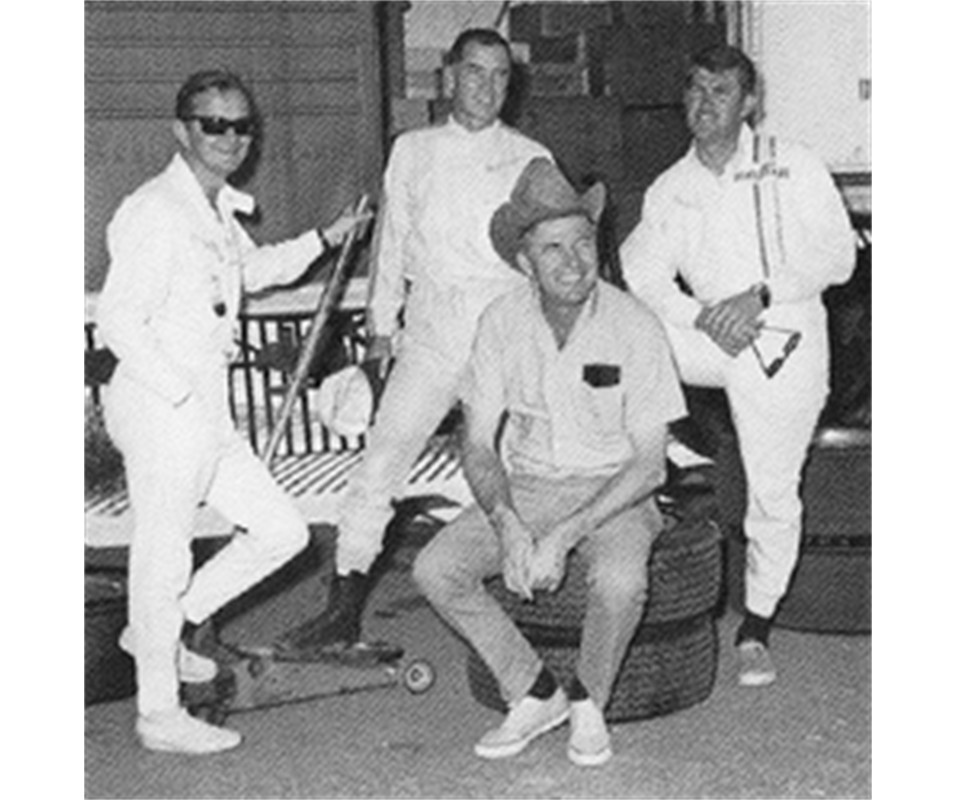 Carroll Shelby, Jerry Titus, Dick Thompson, & Ronnie Bucknum